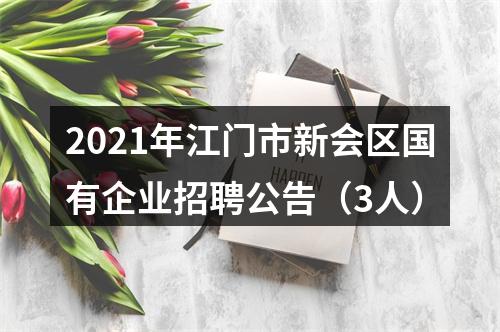 2021年江门市新会区国有企业招聘公告（3人） 图片
